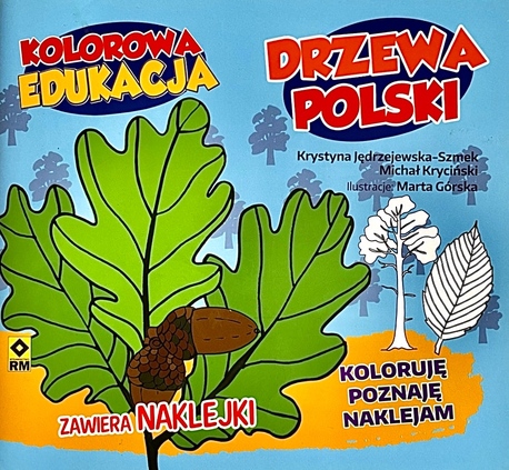 Kolorowanka - drzewa polski (1)